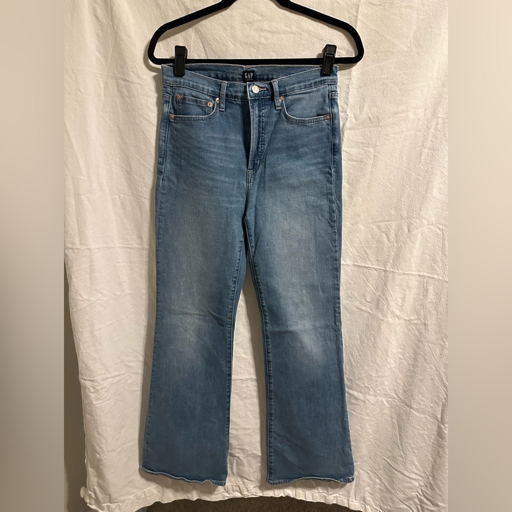 GAP Light Blue Flare Jeans Size 8 / 29R